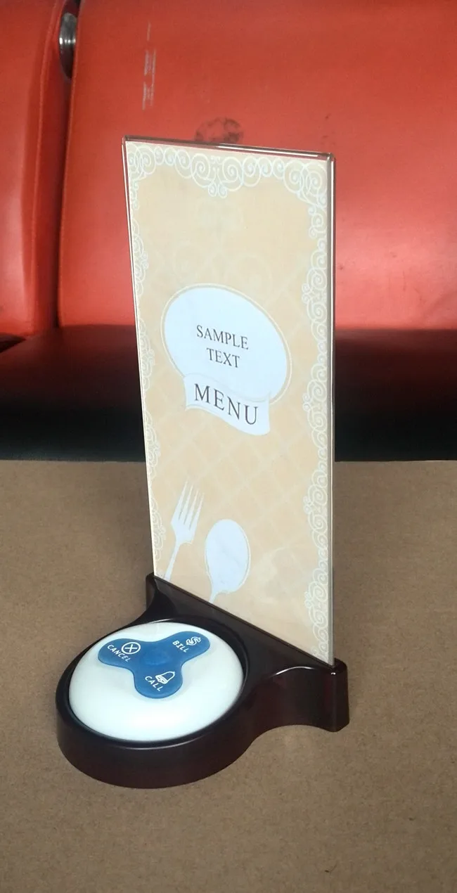 10 шт. 3 кнопочный звонок с держателем меню|buttons buttons|button holderbuttons restaurant |