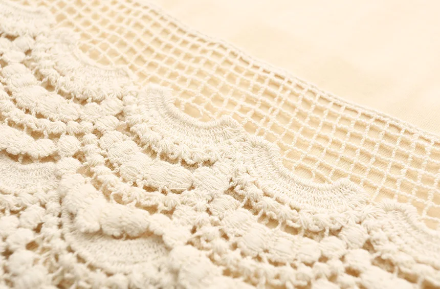 Вязаное крючком кружевное летнее платье без рукавов для маленьких девочек