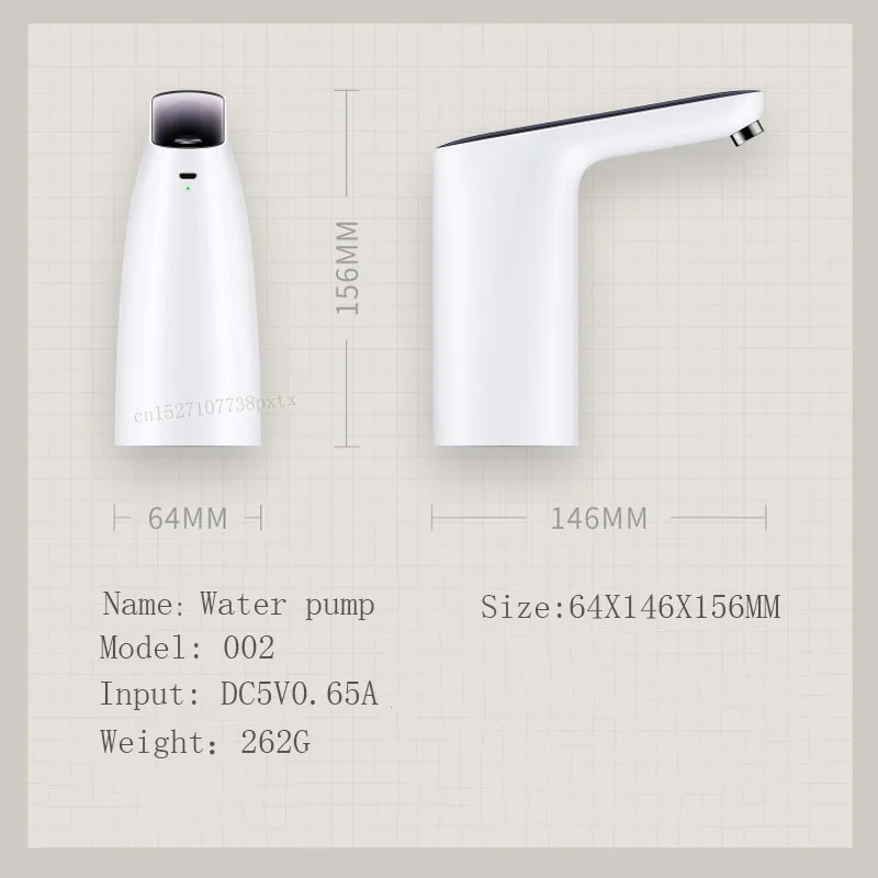 XIAOMI Mijia 3LIFE автоматический USB мини сенсорный выключатель водяной насос беспроводной Перезаряжаемый Электрический диспенсер водяной насос с usb-кабелем