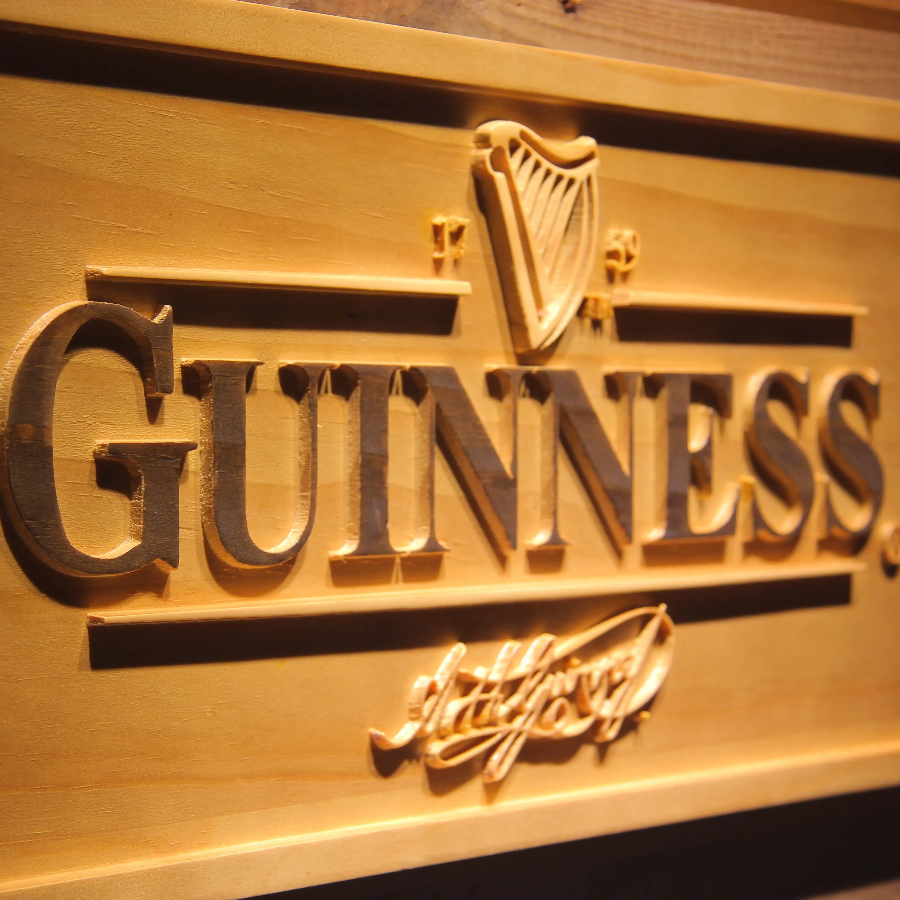 GUINNESS Ale Beer 3D деревянный знак|Таблички и знаки| |