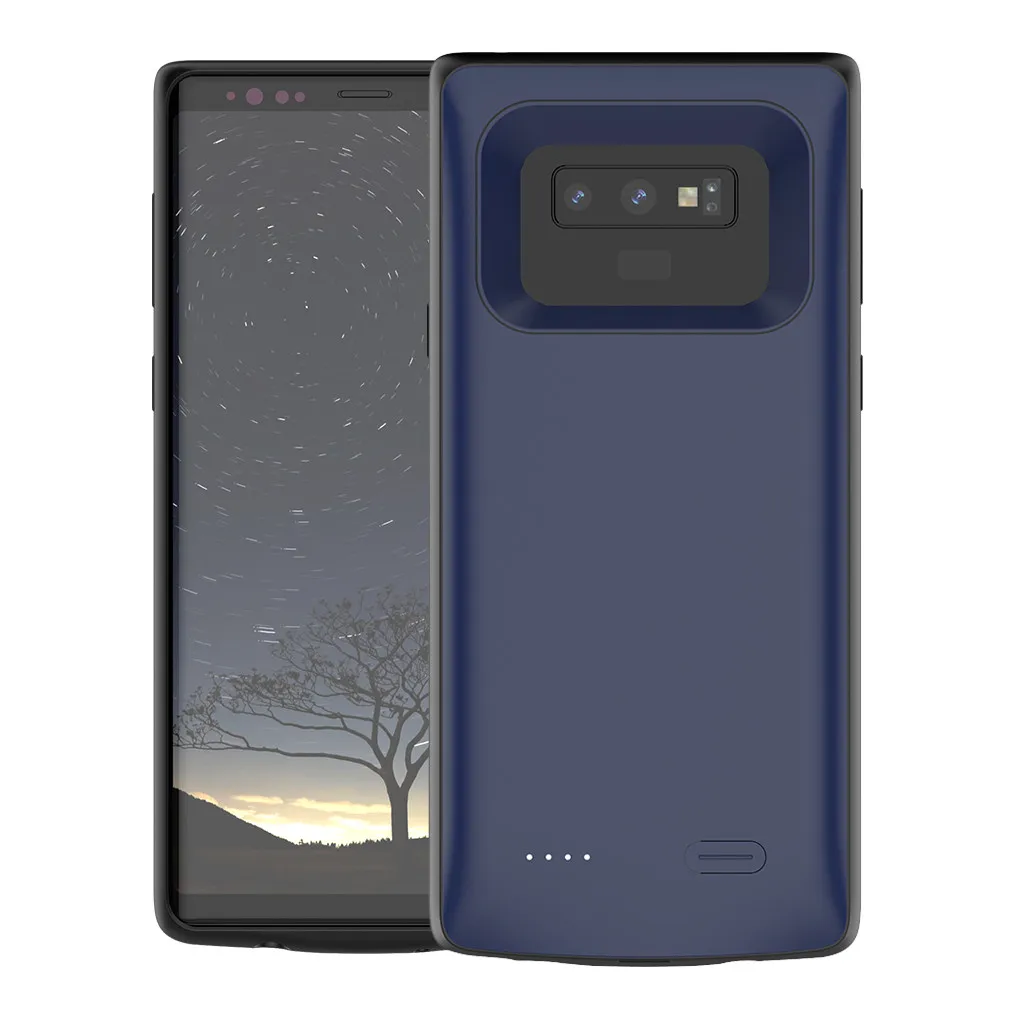 5000 мА/ч Расширенный чехол для зарядки телефона для samsung Galaxy Note 9, защита от пыли, срок службы, мягкая резина