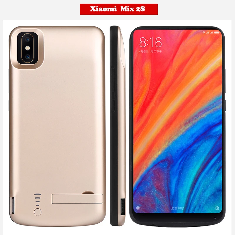 Для Xiaomi mi x 2 s 6000 мАч Батарея чехол для S ультра тонкий смарт зарядное устройство