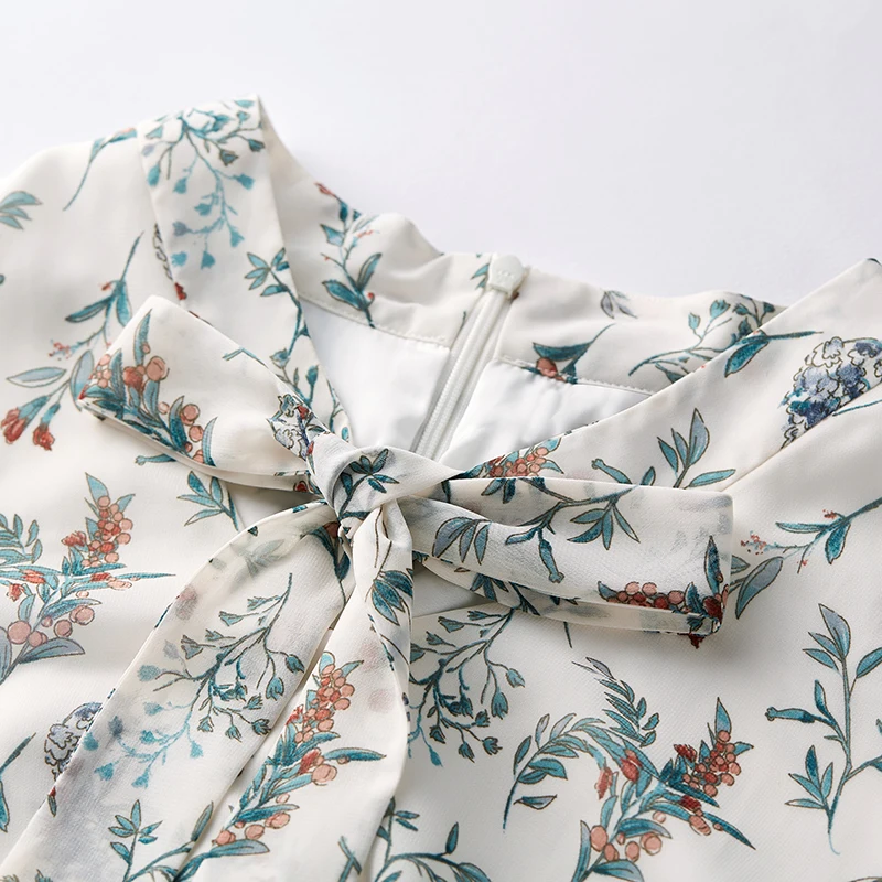 Женский шифоновый комбинезон ARTKA элегантный с широкими штанинами высокой талией