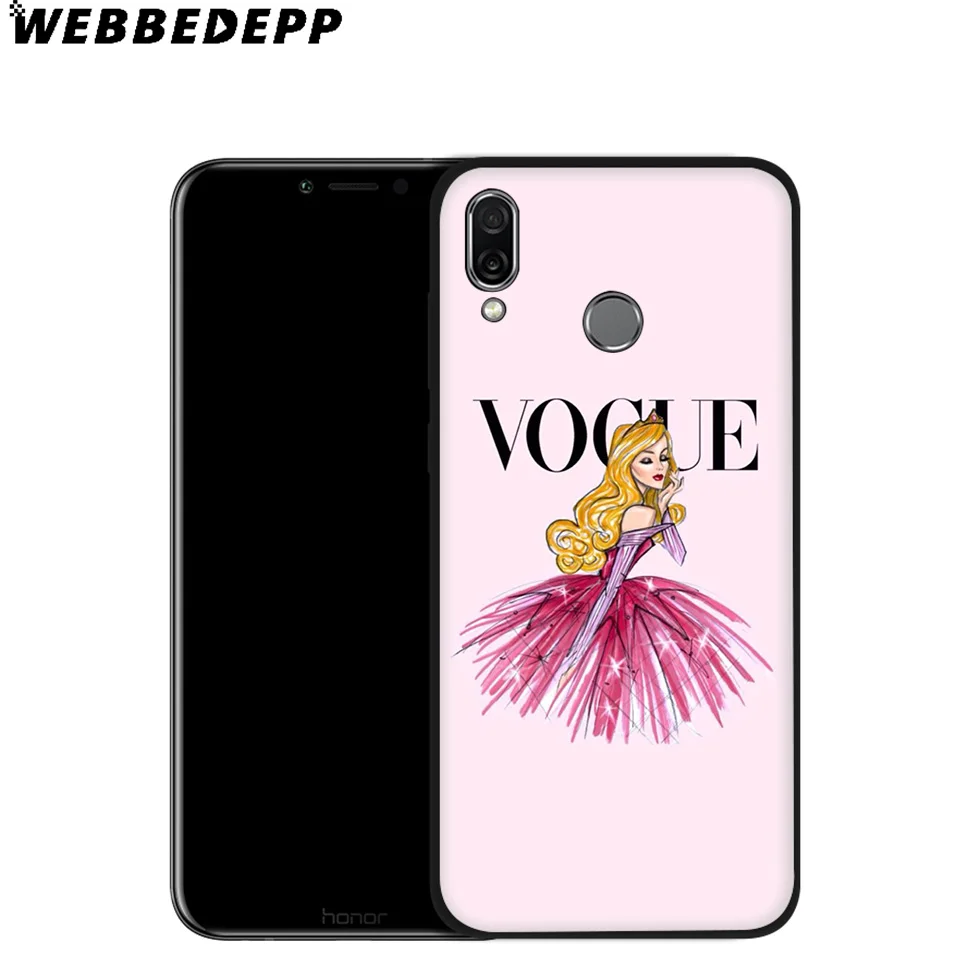 WEBBEDEPP VOGUE Girl Мягкий чехол для Huawei Mate Honor 20 6A 7A 7C 7X 8 9 9X 10 View Lite Pro 30 |