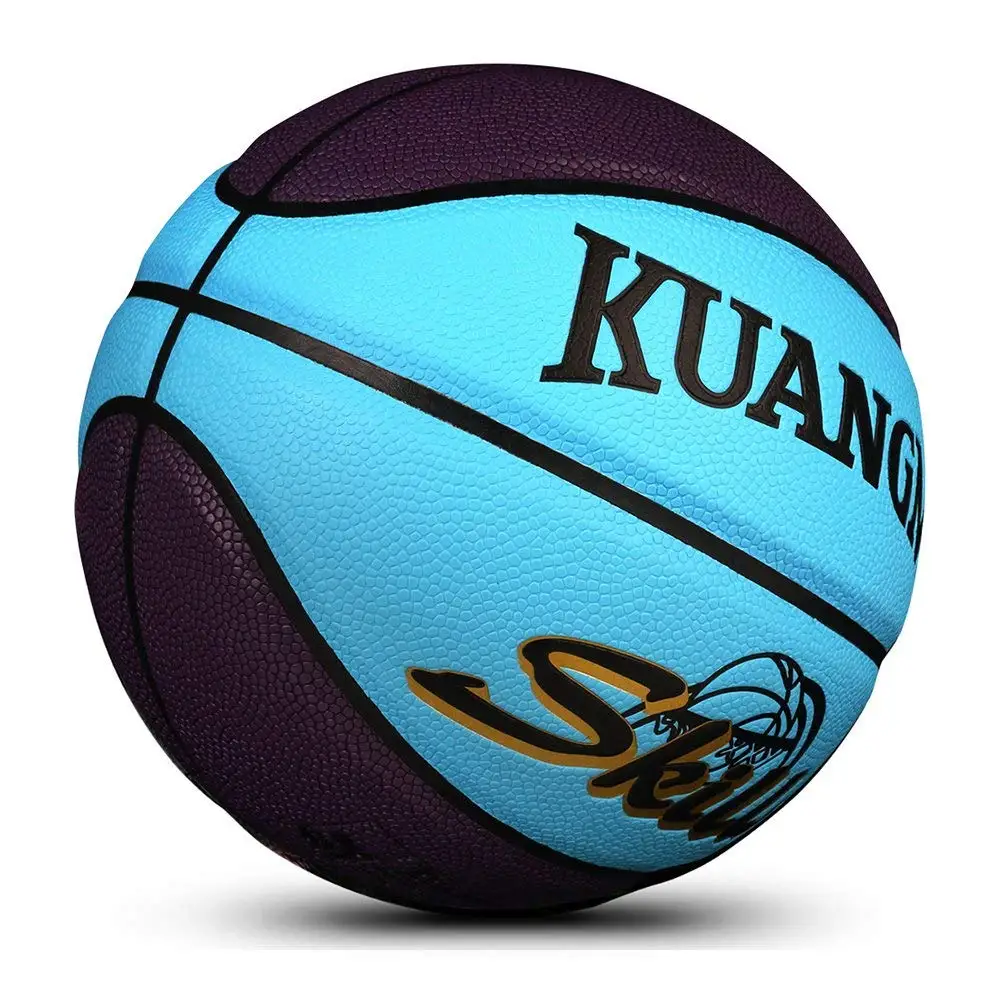 Kuangmi Multicolor Kids Game Basketball Women Men Shooting Trainer Ball Official Size 5 Outdoor Indoor Training Street ball|shooting