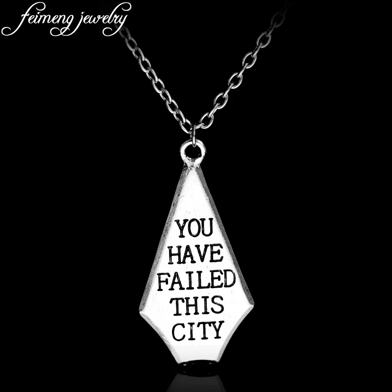 Ожерелье Зеленая Стрела Вы не удались Этот городской баннер модель из сплава