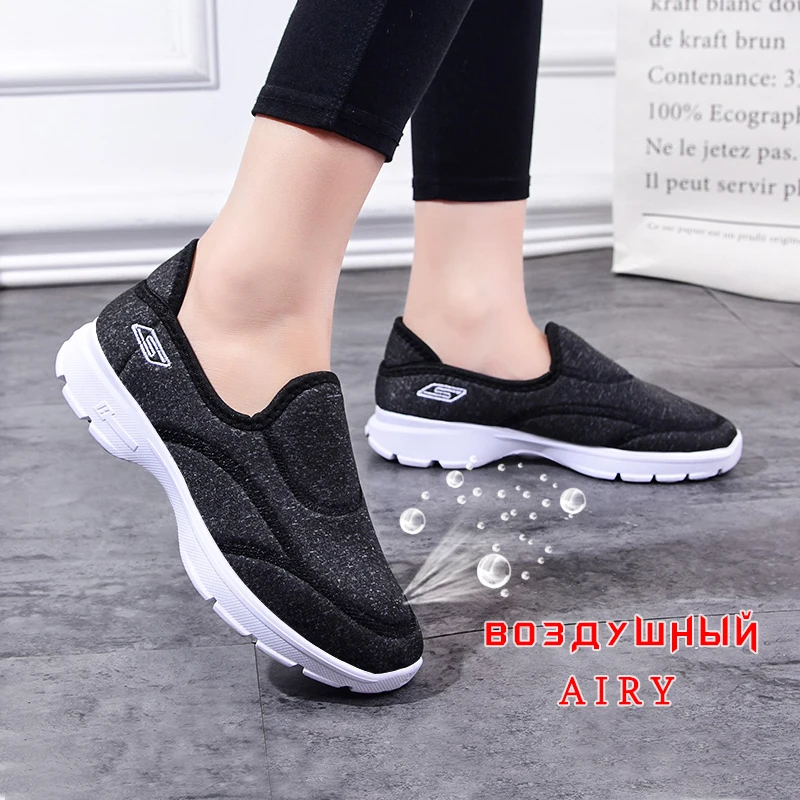 Кроссовки Модная дышащая мягкая удобная обувь Женская schoenen vrouw zapatillas mujer B11D |