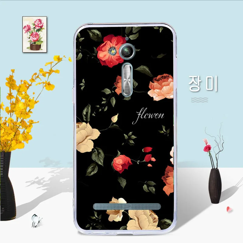Чехол для Asus Zenfone Go ZB500KL ZB500KG 5 0 дюймов назад кремния Мягкие TPU чехол сумка