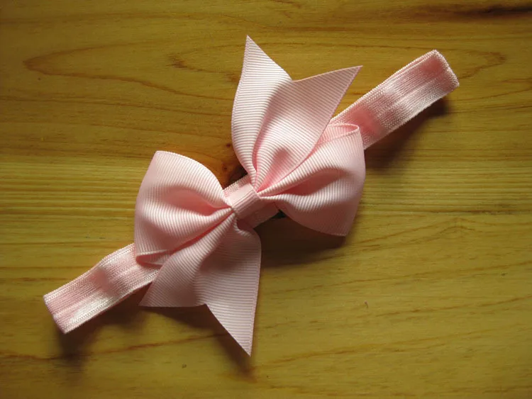 60 шт. повязка на голову для маленьких девочек повязки новорожденных атласная с