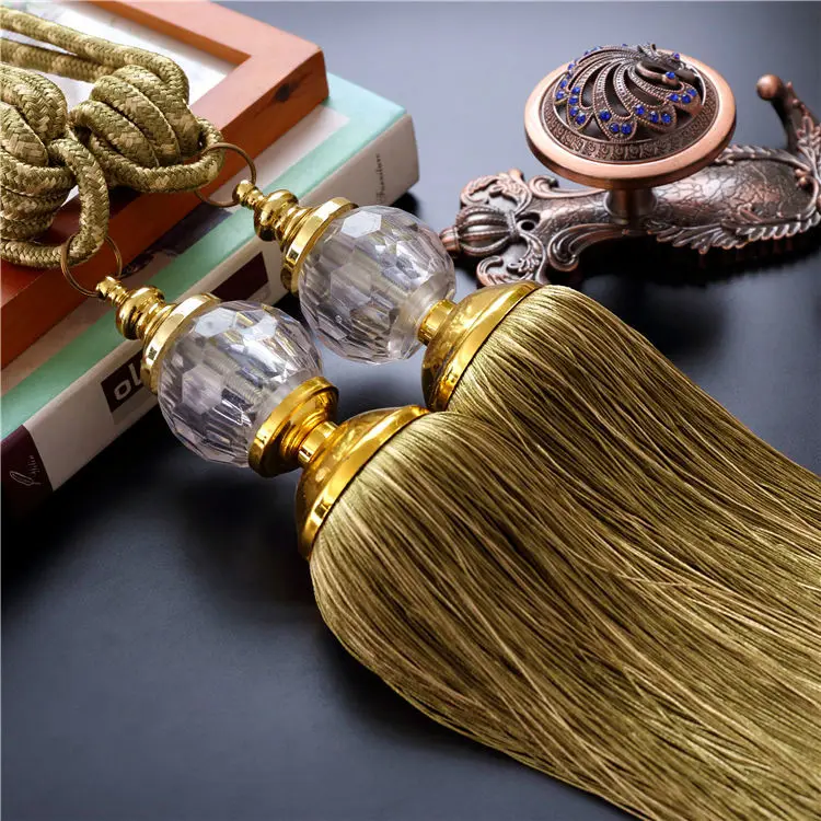 Разные цвета на выбор 71 см Декоративные занавески кисточки высокое качество Tieback