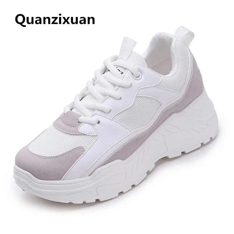 Женская Повседневная обувь сезон осень 2018 года сетчатая женская на плоской