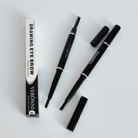 veronni long lasting eye brow pencil cosmetics drawing your eyebeow both head easy to wear 240pcslot dhl makeup