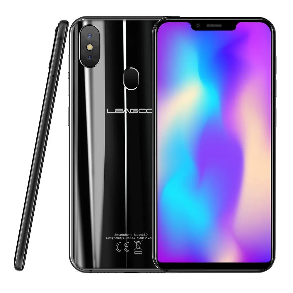 Смартфон LEAGOO S9 экран 5 85 дюйма HD + ips 19:9 Восьмиядерный процессор MTK6750 4 Гб ОЗУ 32 ПЗУ