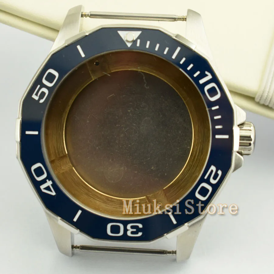 45 мм Футляр для наручных часов подходят часы Parnis Miyota 8205/8215/821A Mingzhu DG 2813/3804 ETA 2836 |