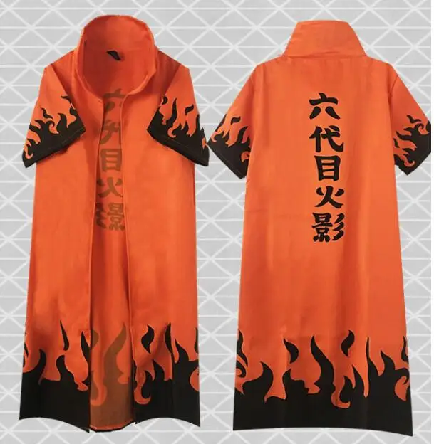 Хит продаж Аниме Narutos Косплей накидки четвертый Yondaime Хокаге uzumaki форма шестой