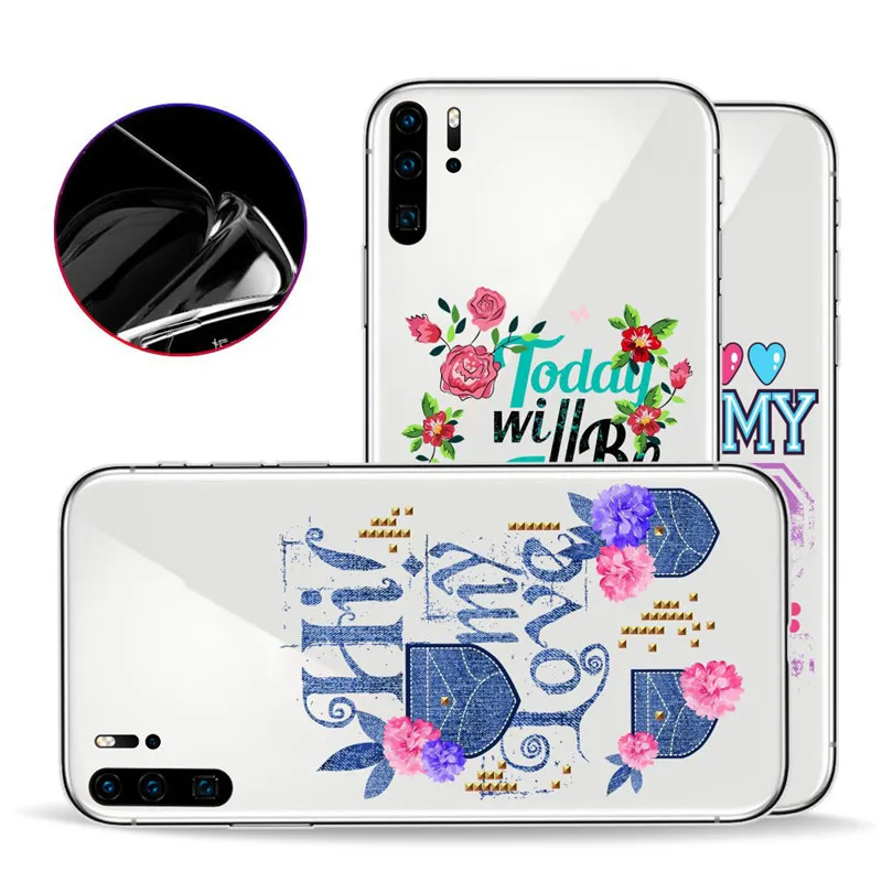 Великолепный ультратонкий противоударный чехол для телефона Huawei P30plus