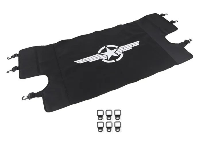 Укладка Tidying для Jeep Wrangler JL Автомобильный багажник занавес чехол для Jeep Wrangler автомобильные аксессуары - Название цвета: with logo