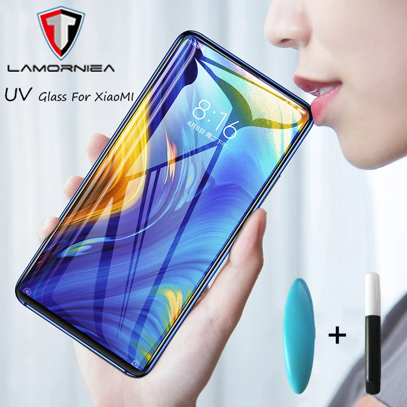 УФ клей для Xiaomi Mi 8 Lite RedMi 5 Plus Note Pro 5A PocoPhone F1 RedMI 6 MIX 3|Защитные стёкла и плёнки