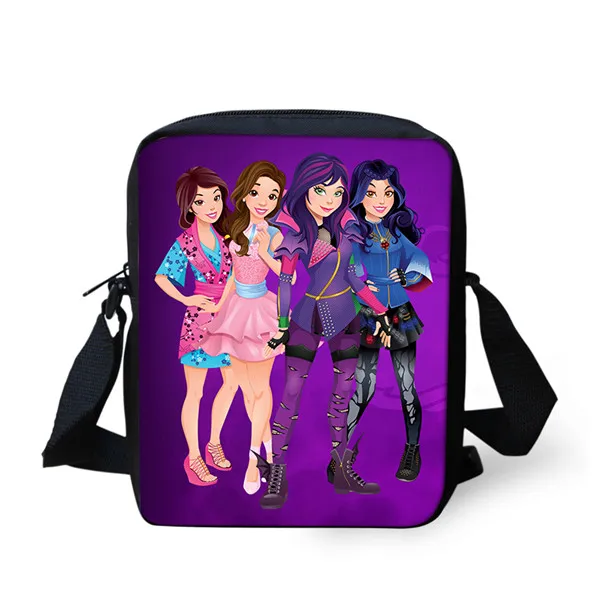 Thikin Descendants Shoulder Messenger Bag Crossbody School Supplies for Girls School Supplies Shopping Bags Mochila Infantil - Цвет: CDZHL528E