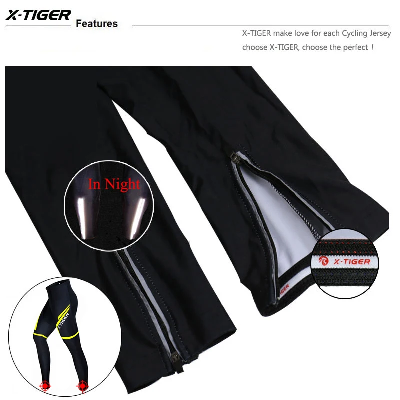 X TIGER Pro 100% лайкра велосипедные штаны весна Coolmax 5D гелевые колготки Mtb Ciclismo Pantalones