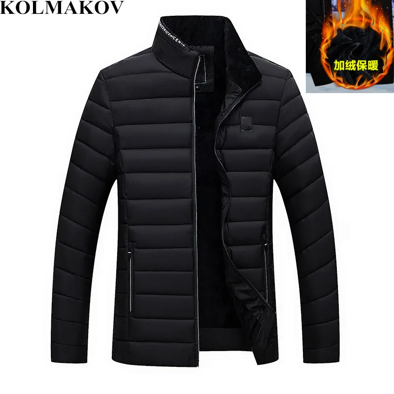

Мужская теплая парка KOLMAKOV, из чистого хлопка, для зимы, 2018