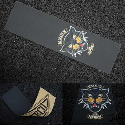 Темный хаки Скейтборд griptape длинная доска ручка лента 83x23 см 125x25 см - Цвет: Темный хаки