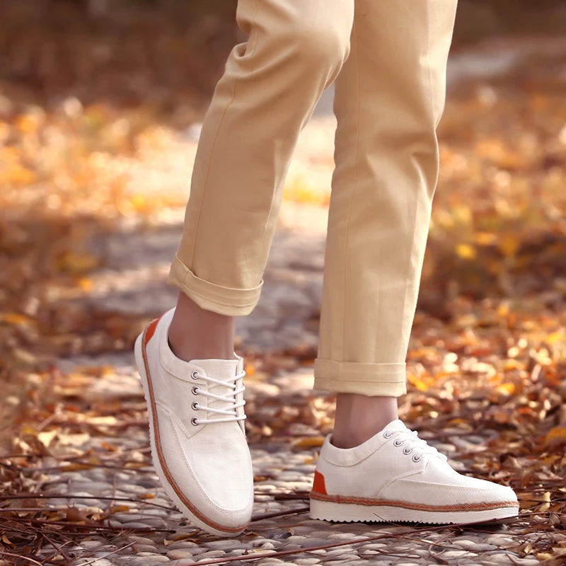 Spring &amp Autumn Men Fashion Outdoor Shoes Eu 39-47 Top Quality Man Casual Lace-up Blue / Grey Beige | Обувь