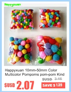 Happyxuan 100 шт./упак. цвет синель стебли трубы Очистители Kindergarden DIY художественные материалы для рукоделия для творческого ремесла