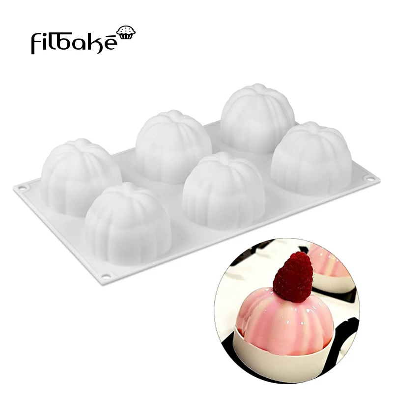Силиконовая 3D форма для торта FILBAKE в форме тыквы формочки печенья Форма
