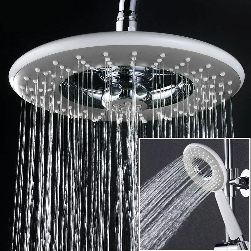 Steering Wheel Shower Head Set High Pressure Rainfall Water Saving Holder For Bathroom | Обустройство дома