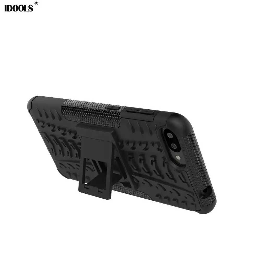 IDOOLS Phone Case for Asus Zenfone 4 Max ZC520KL 5.5'' Armor 2 in 1 PC Kickstand Hard Back Cover 520 Bags Cases |