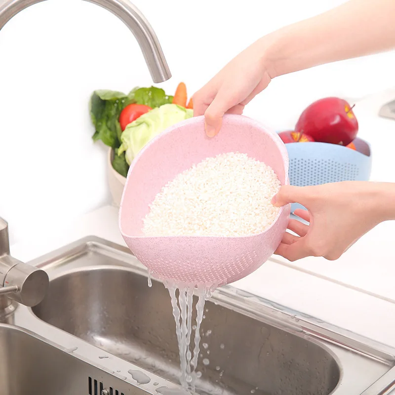 

Rice Organ Rice Washing Sieve Wash Rice Basin Waterlogging Caused By Excessive Rainfall Washing Rice Food Basket Wholesale