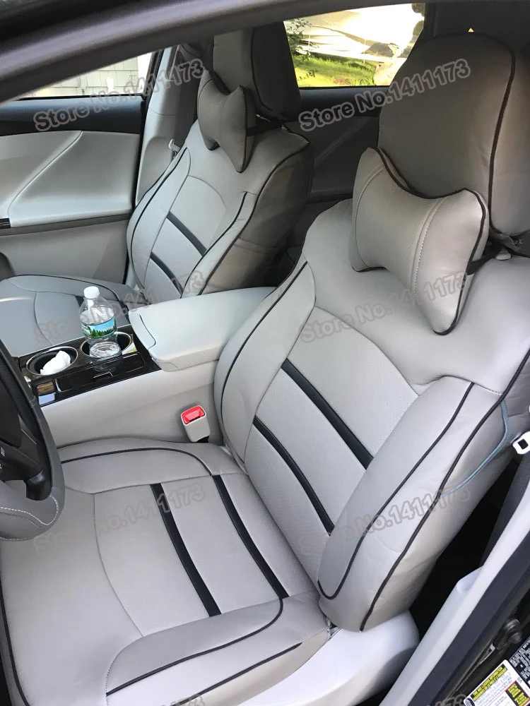 Carпортной автокресла для Toyota Venza чехлы для сидений набор из искусственной кожи чехлы для сидений автомобиля защитные черные чехлы сиденья аксессуары для интерьера