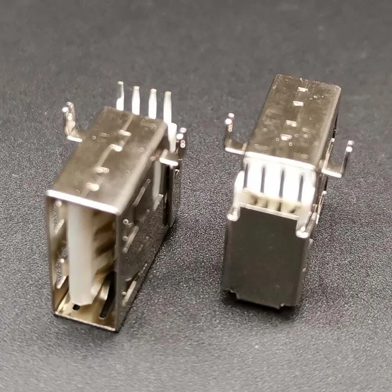 10 шт. USB2.0 AF опускающаяся боковая вставка с коротким корпусом 14 0 90 Степень