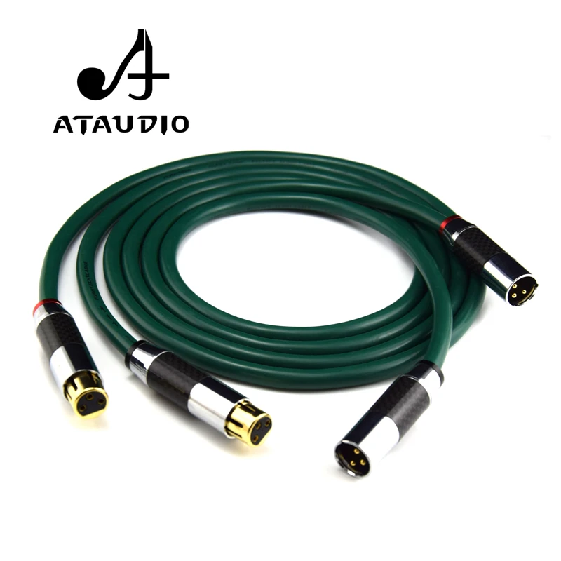 ATAUDIO одна пара FA-220 Hifi XLR кабель высокого качества OCC 2 аудио штырь-гнездо |
