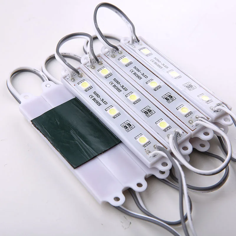 Водонепроницаемые светодиодные модули 20 шт./лот 12 В постоянного тока 5050 3