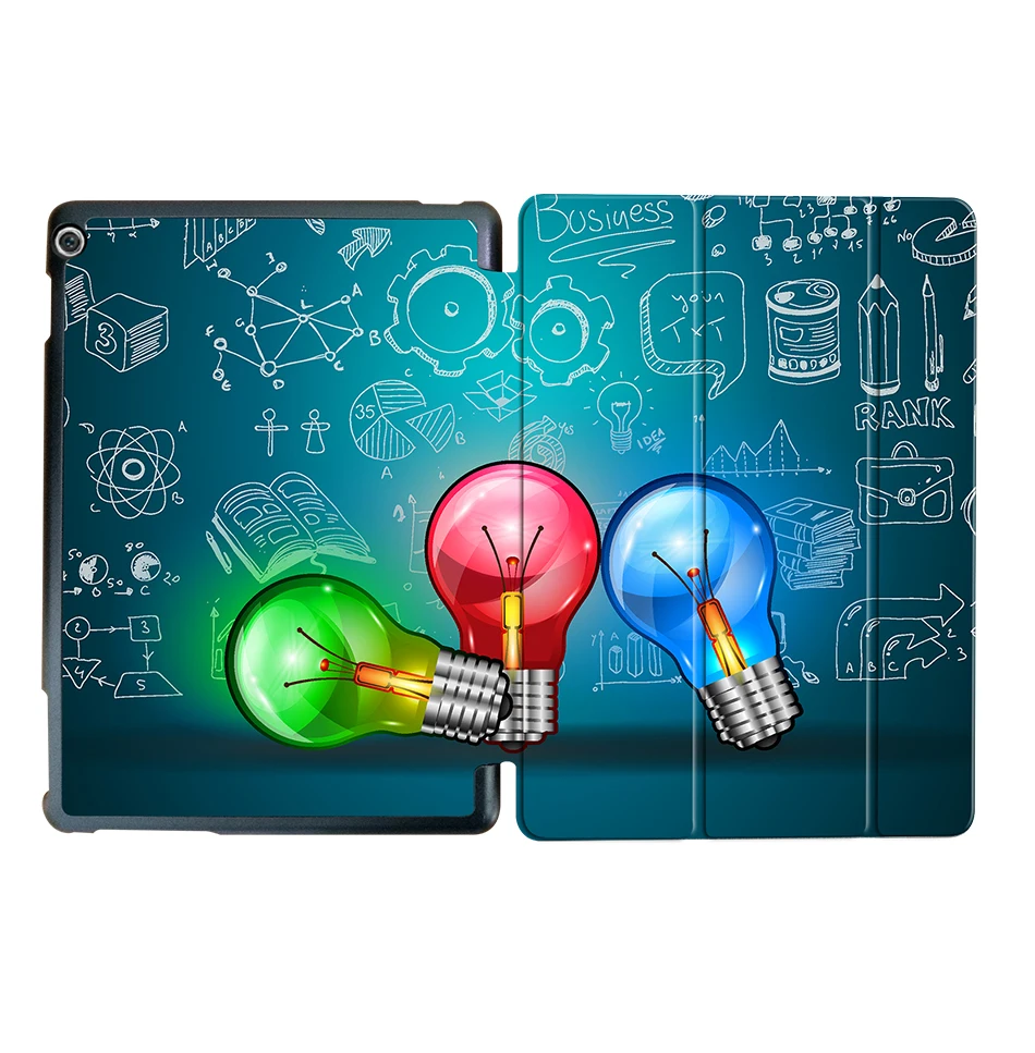 HW02 MTT мультфильм чехол с граффити для huawei MediaPad M3 Lite 10 дюймов BAH-W09 BAH-AL00 тонкий из искусственной кожи флип Смарт-Чехол протектор - Цвет: HW02