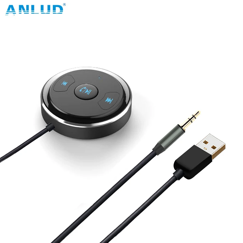 ANLUD Bluetooth автомобильный комплект приемник беспроводной аудио передатчик Handsfree USB