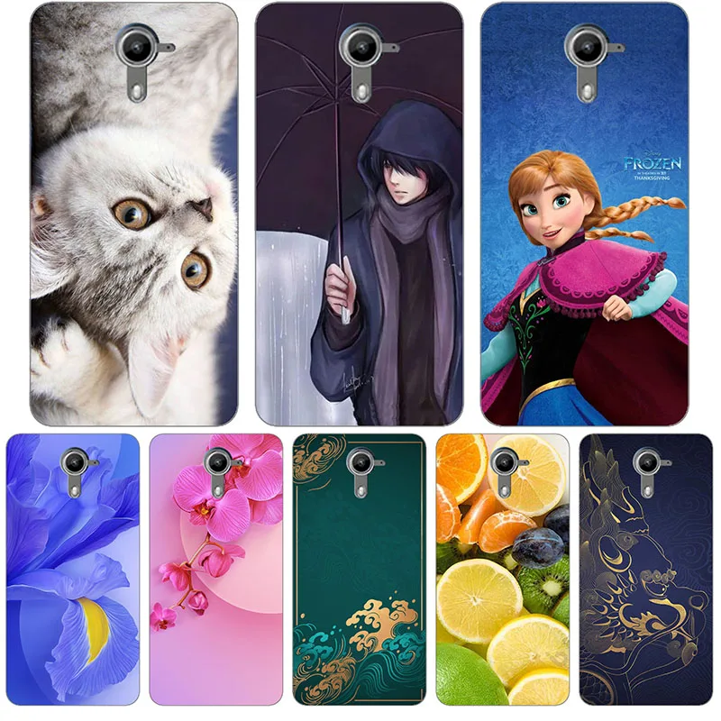 Милый модный чехол с цветами для Wiko U Feel Prime 5 0 &quot чехлы принтом из мягкого ТПУ