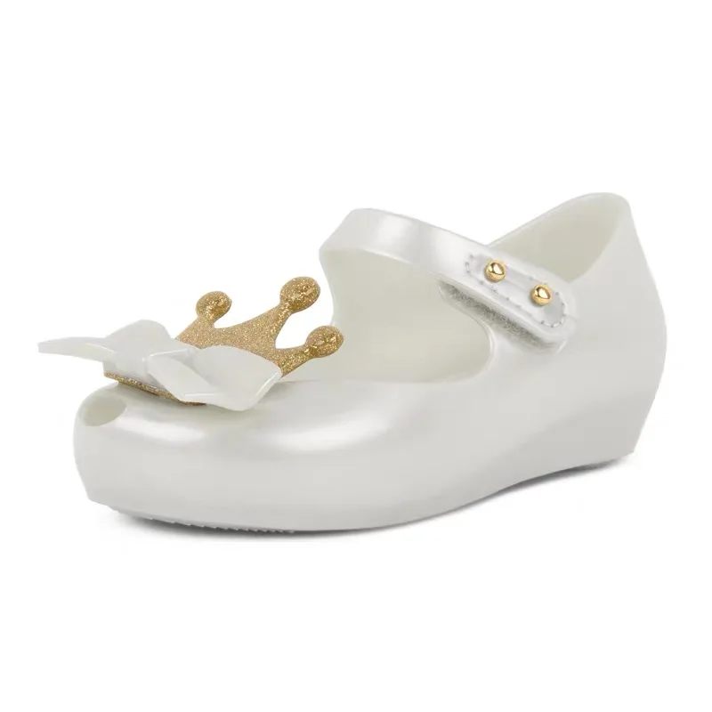 Мини Melissa Ultragirl 2019 оригинальные прозрачные сандалии для девочек детские с короной
