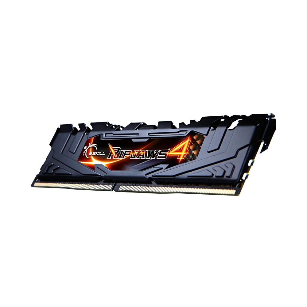 G. SKILL Ripjaws 4 серия 8 Гб DDR4 оперативная память 2400 МГц F4-2400C15S-8GRK черная оперативная память S для ПК настольный компьютер DDR4 память 15-15-15-35