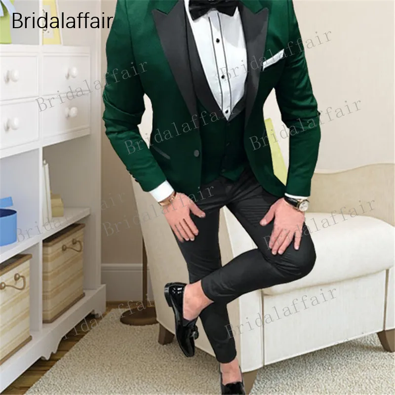 Bridalaffair последние конструкции пальто брюки Горячая розовая куртка Для мужчин костюмы Slim Fit Формальные классические брюки Made Жених свадьба смокинг Блейзер 3 шт