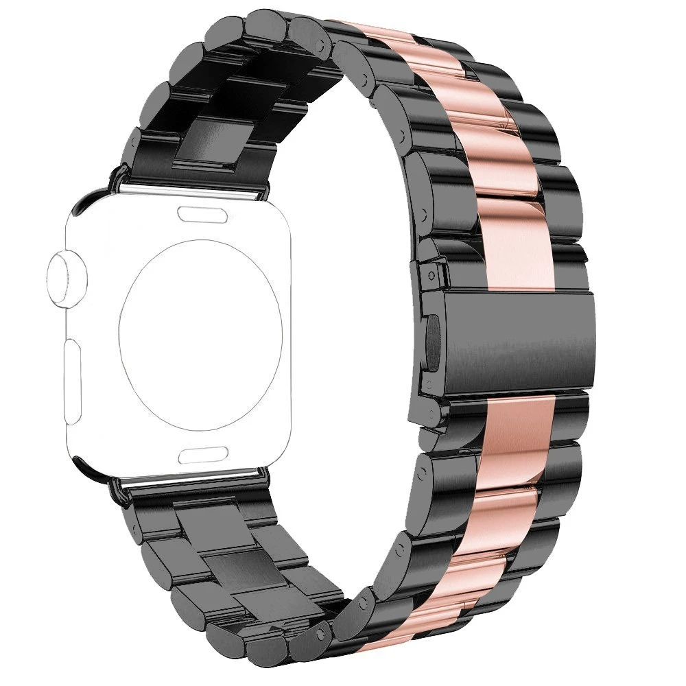 Ремешок из нержавеющей стали для apple watch 44 мм 38 мм iwatch 42 мм 40 мм браслет на запястье для apple watch 4/3/2