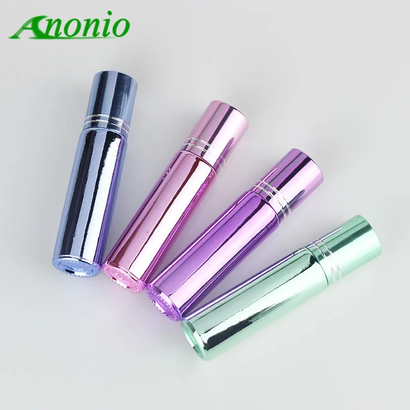 Пустая стеклянная бутылка с роликом для духов 10 мл золотой крышкой рулон на