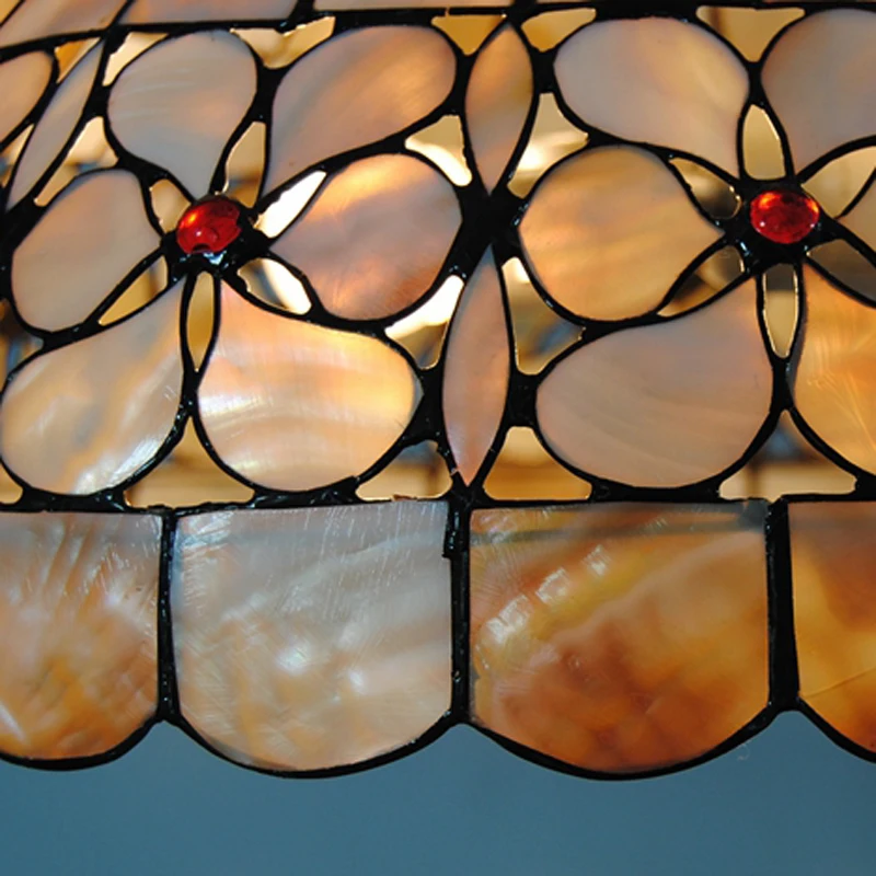 Европейский художественный Подвесной Светильник Тиффани 16 дюймов осветительные