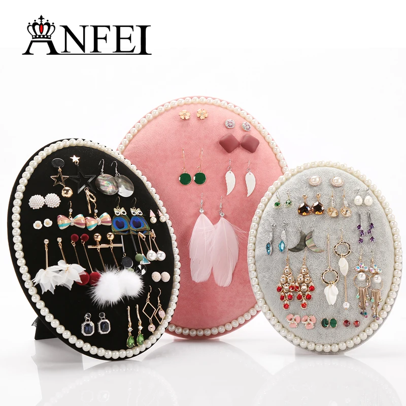 ANFEI Новый жемчужный дисплей для ювелирных изделий 3 вида цветов кулона/ожерелья