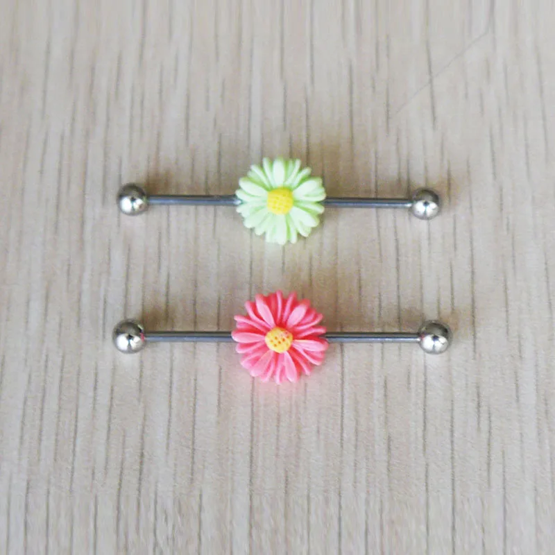 Штанга для пирсинга ручной работы ювелирное изделие из нержавеющей стали с