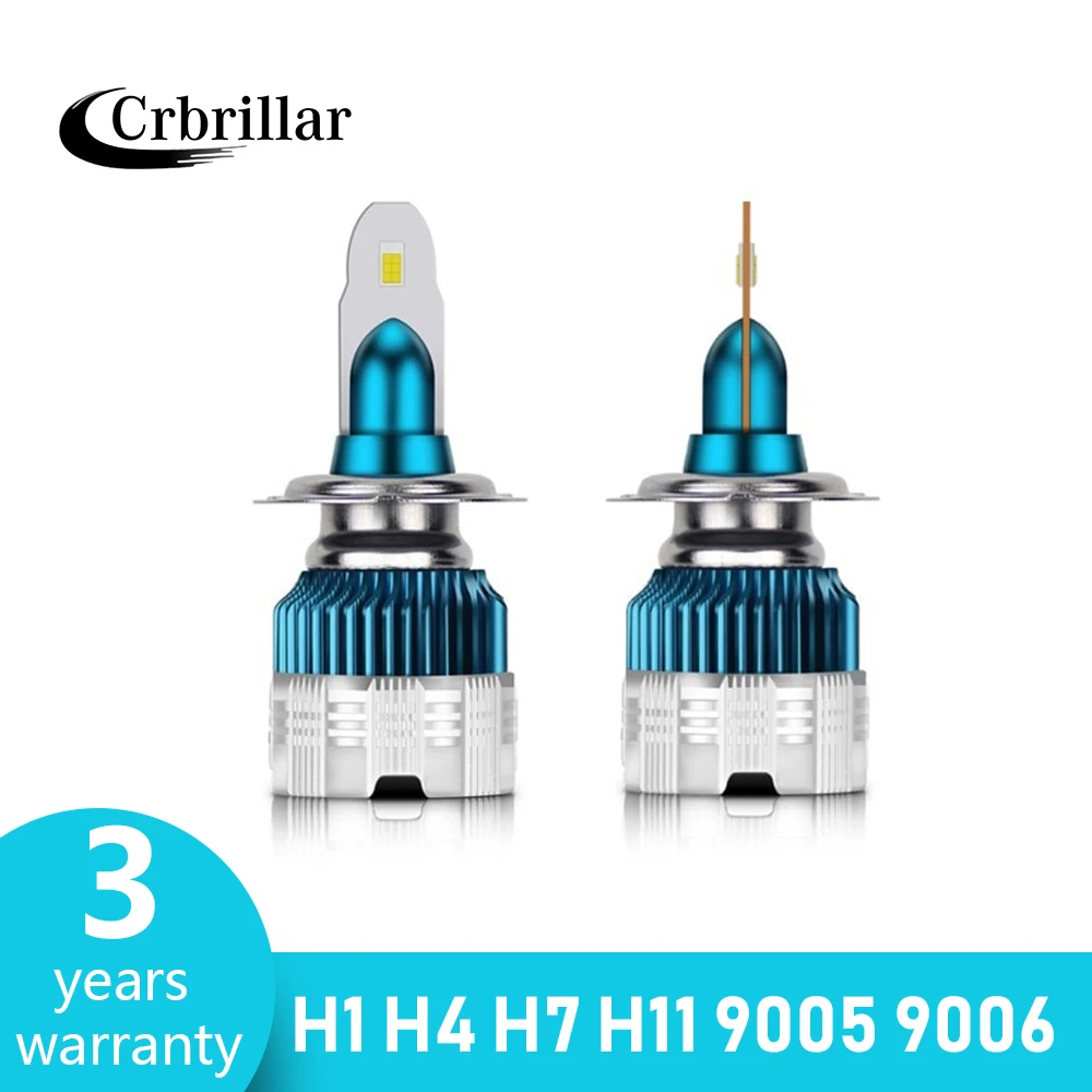 Crbrillar 2019 Новые товары H11 Светодиодный диодные фары для автомобилей H1 H4 H7