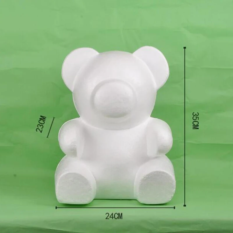9/15/20/35 см пены Роза медведь Форма искусственные DIY игрушки розы цветок аксессуары