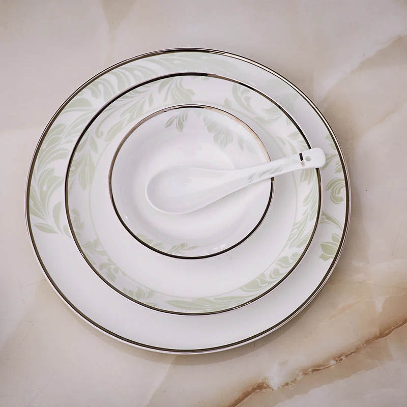 Набор посуды миска 10 блюд в европейском стиле бытовая керамическая посуда